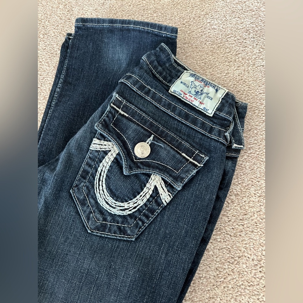 True Religion Low Rise Straight Jeans – Size 24 - Picture 5 of 13